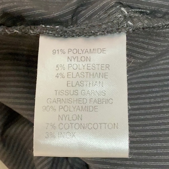 LAUREN VIDAL unique dress textural greys grays pockets ties art-wear M layer - Picture 8 of 12